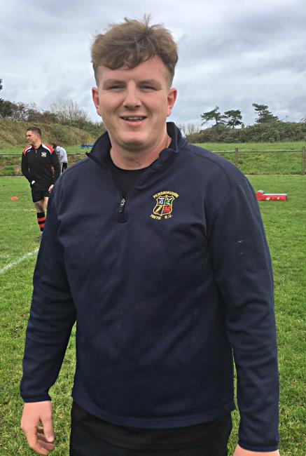 Jack Broadhurst - another try for Tenby United back rower